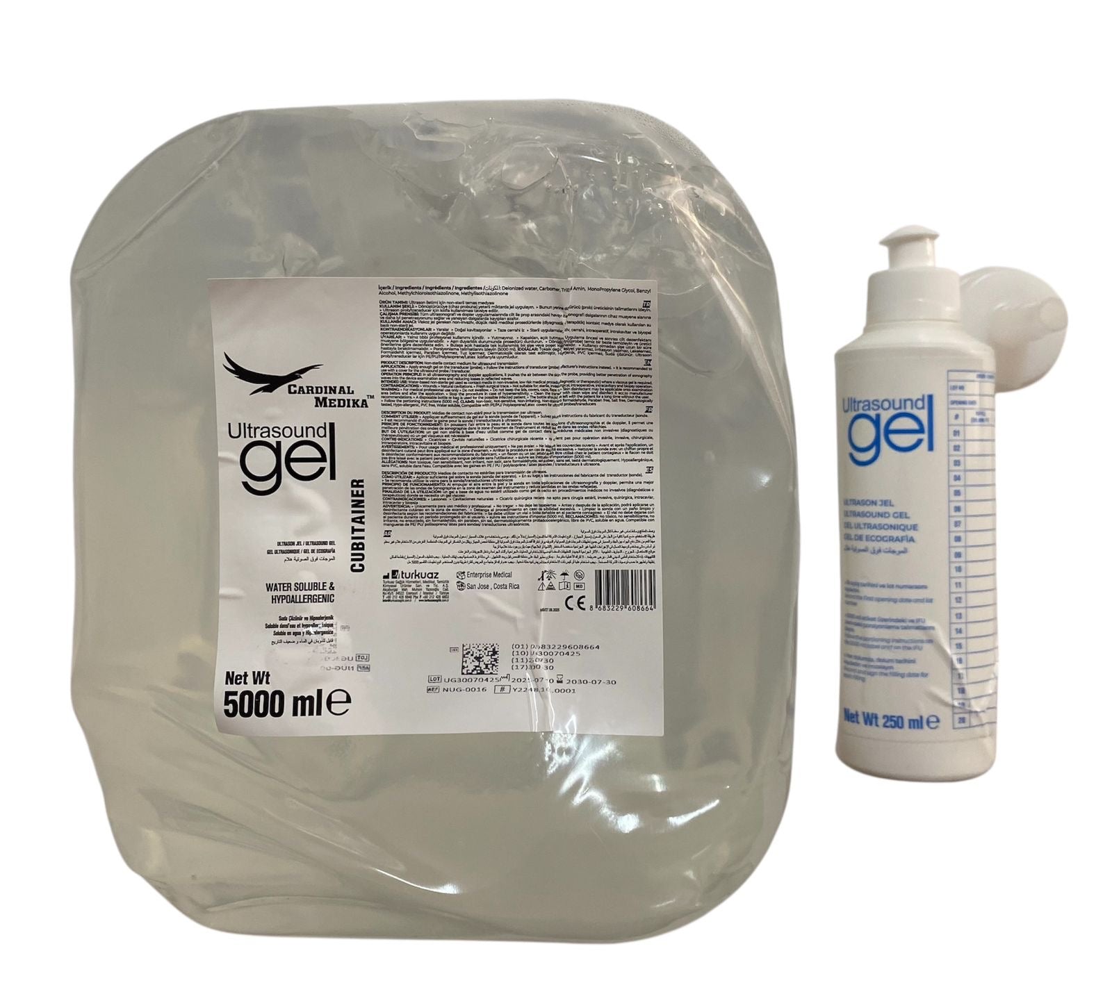 GEL DE ULTRASONIDO CARDINAL MEDIKA