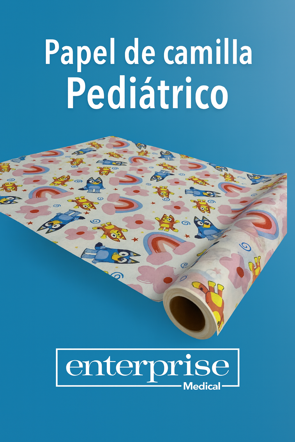 PAPEL DE CAMILLA PEDIATRICO CARDINAL MEDIKA
